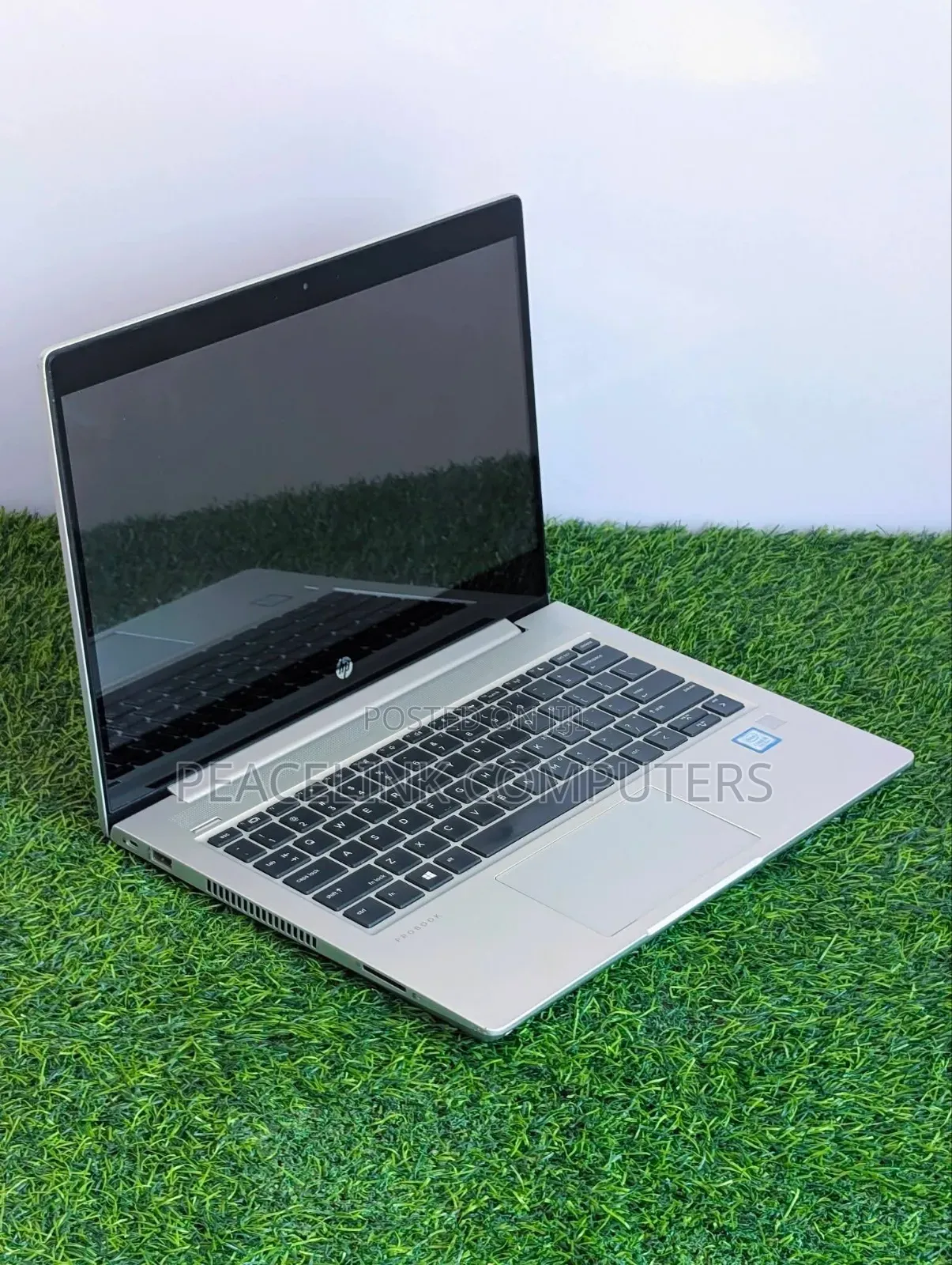 HP ProBook laptop displayed at Peacelink Computers
