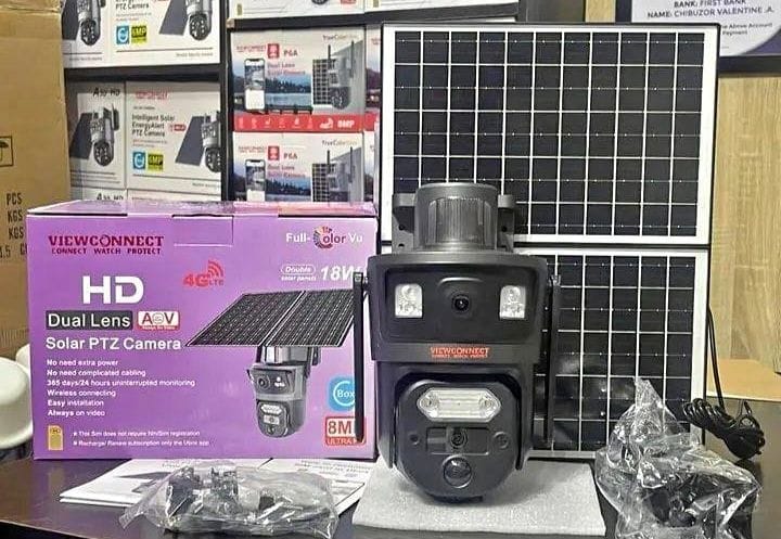 ViewConnect HD dual lens solar PTZ camera