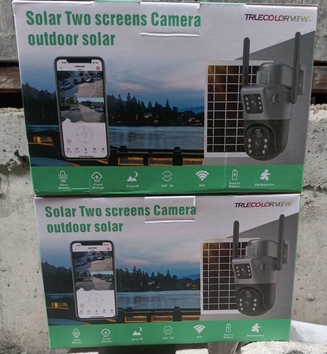 TrueColorView solar dual screen outdoor camera
